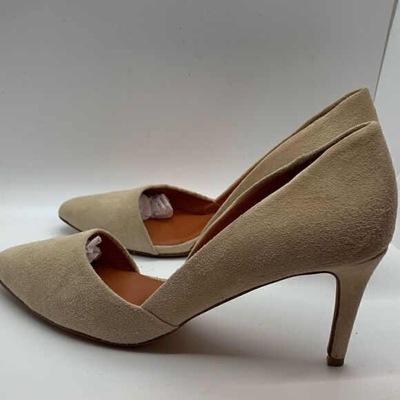 Rebecca Minkoff tan suede leather heels. - Picture 7 of 8